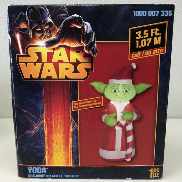 Star Wars Other - Disney Star Wars Yoda Airblown Inflatable Christmas Yard Decoration 3.5 ft.